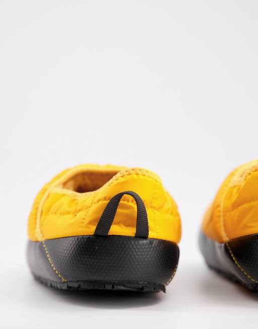 North face deals slippers yellow