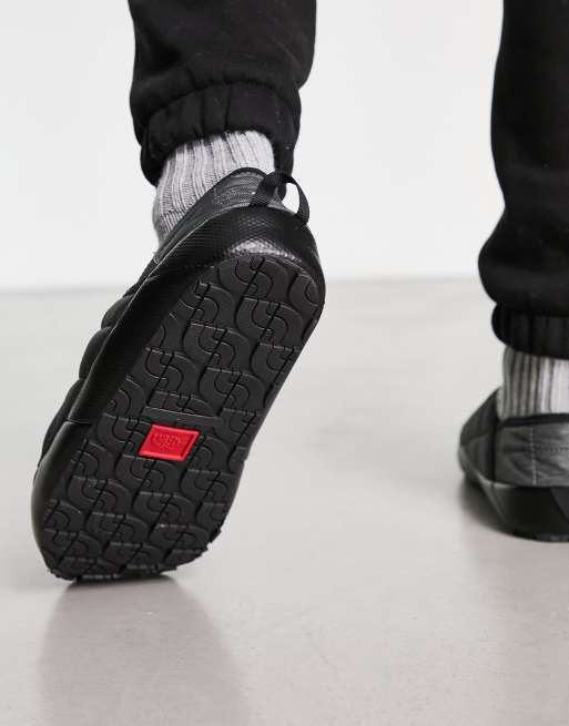 The North Face ThermoBall traction mules in gray and black