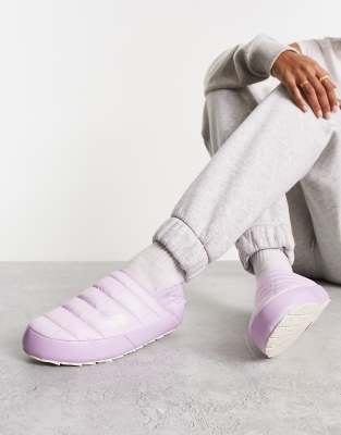 THE NORTH FACE THERMOBALL TRACTION MULES IN LILAC-PURPLE