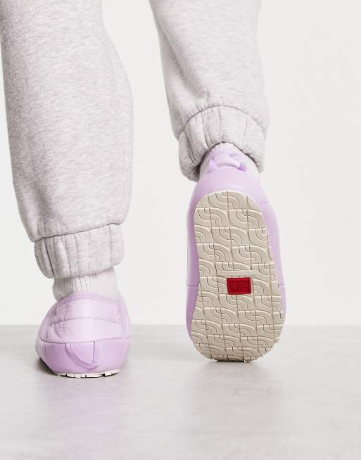 North face best sale slippers purple