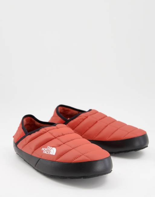 North face slippers sale red