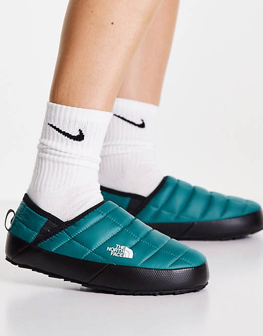 The North Face Thermoball Traction mules in teal