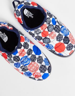 The North Face Thermoball Traction printed mules in blue