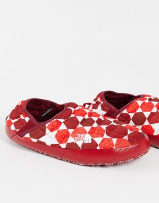 The North Face Thermoball Traction printed slippers in red