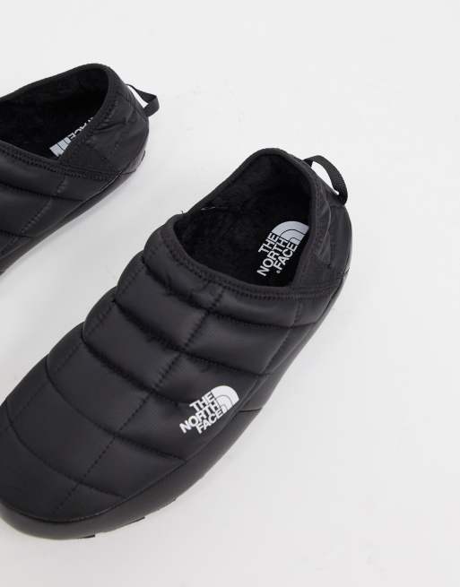 Black north cheap face slippers