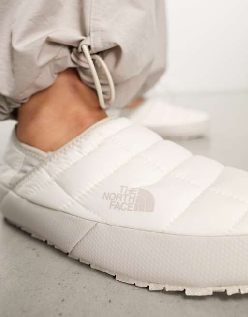 The North Face Thermoball Traction V insulated mules in cream