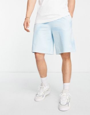 The North Face tie dye shorts in blue