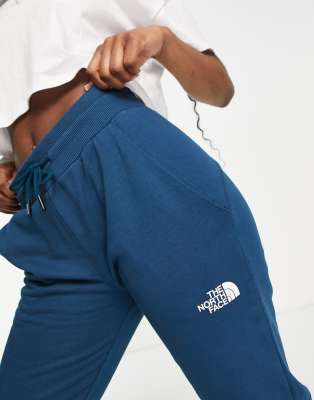 navy north face joggers