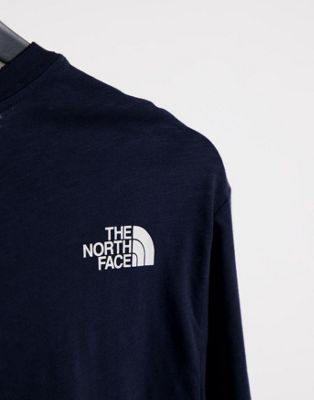 T-shirts et débardeurs The North Face - Tisack - T-shirt à manches longues - Bleu marine