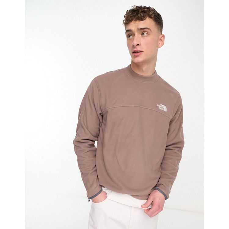 The North Face TKA 2000 relaxed fit fleece mock neck sweat in