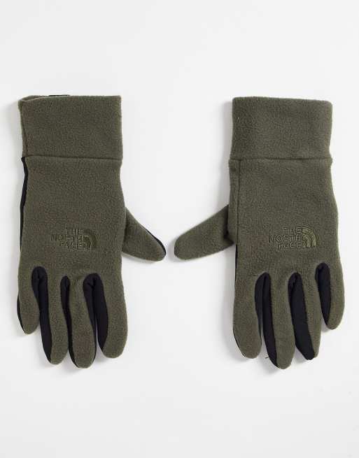 The North Face TKA Glacier gloves in khaki