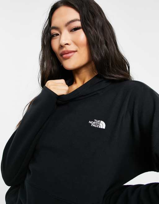 The North Face TKA Glacier hoodie in black ASOS