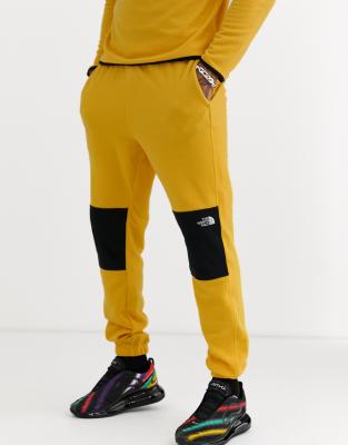 north face yellow pants