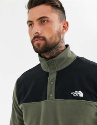 north face snap neck pullover