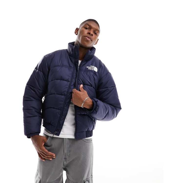 Navy blue north face cheap puffer jacket