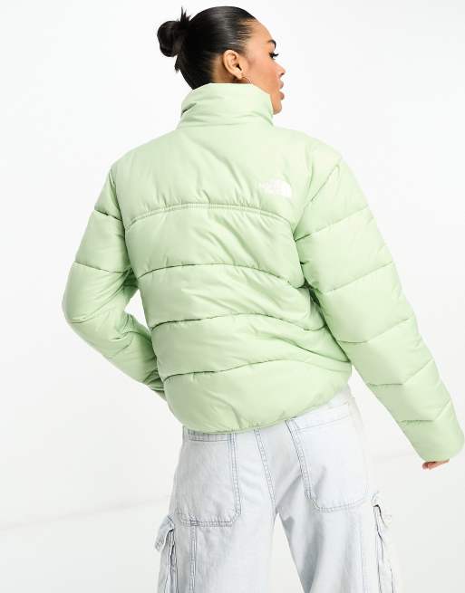 The North Face TNF 2000 puffer jacket in sage green, 4 of 4