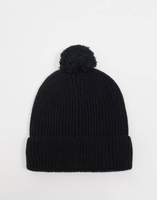 The North Face - TNF - Beanie met pompon en logo in zwart, 2 van 4