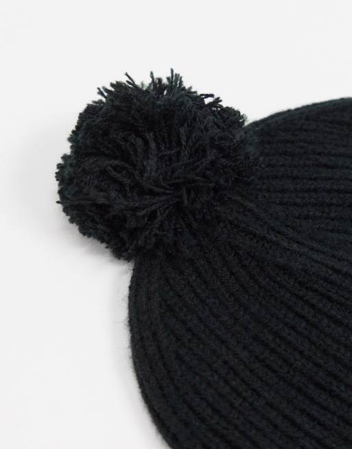 The North Face - TNF - Beanie met pompon en logo in zwart, 4 van 4