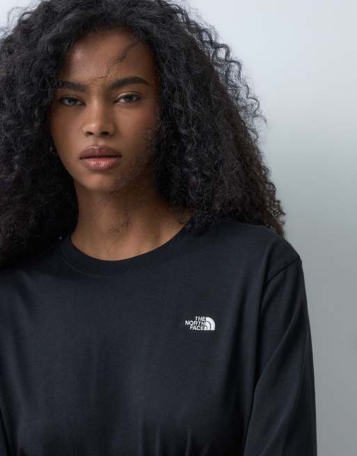 The North Face Tnf™ Essential Simple Dome camiseta holgada de manga larga en tnf black, 2 de 5