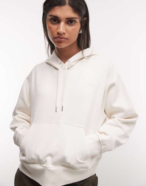 The North Face - Tnf™ Essential - Simple Dome - Rechte oversized hoodie in wit - view 1