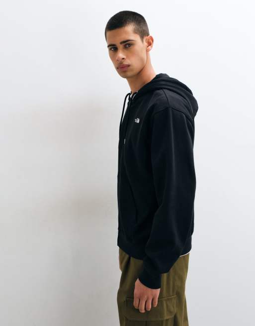 The North Face Tnf™ Essential Simple Dome sudadera con capucha holgada con cremallera completa en negro TNF, 4 de 5
