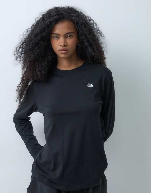 The North Face Tnf™ essential simple dome t-shirt relaxed à manches longues en tnf black, 3 de 5