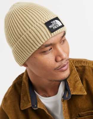 north face box logo beanie