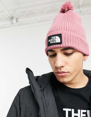 pink north face hat