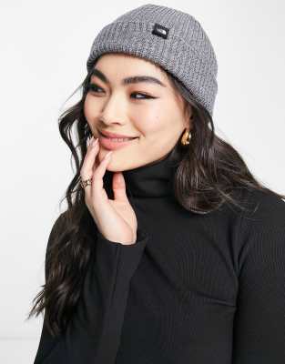 north face knit hat with brim