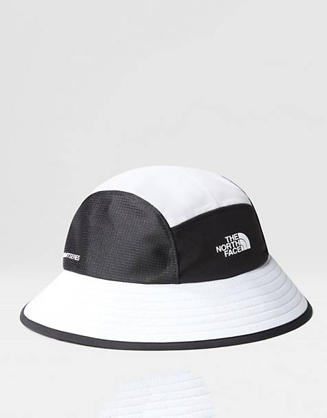 The North Face Tnf run bucket hat in tnf black-tnf white