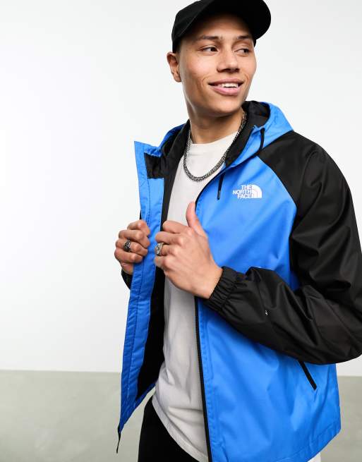 Blue and black north face clearance coat