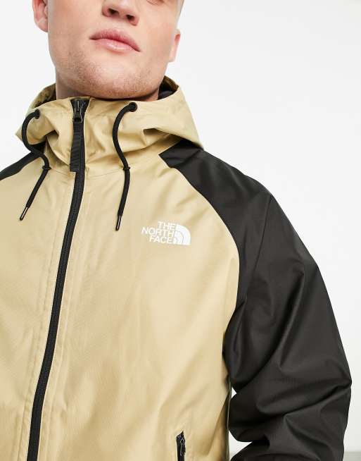 North face yellow hot sale waterproof jacket