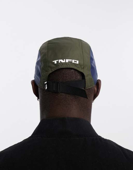 The North Face TNF-X 92 Retro tech cap in khaki and navy