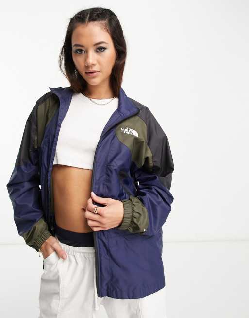 The North Face TNF X track jacket in navy and khaki | ASOS