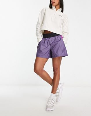 The North Face TNF X woven shorts in purple - ASOS Price Checker