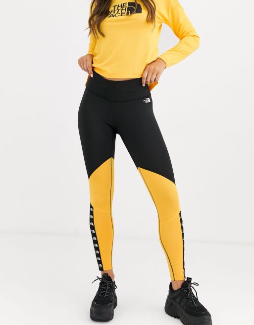 Black 2025 yellow leggings