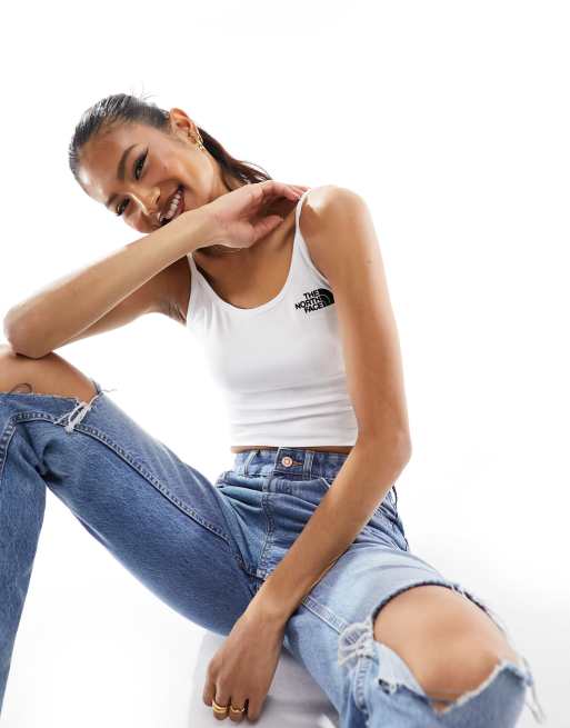 The North Face - Top senza maniche corto bianco - In esclusiva per ASOS, 2 di 4
