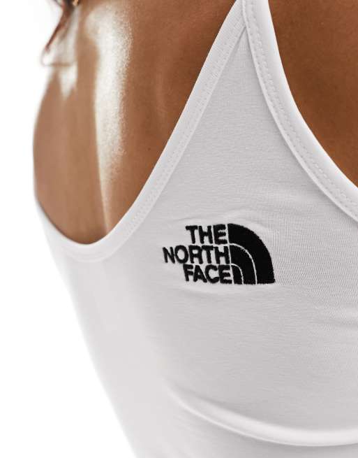 The North Face - Top senza maniche corto bianco - In esclusiva per ASOS, 3 di 4