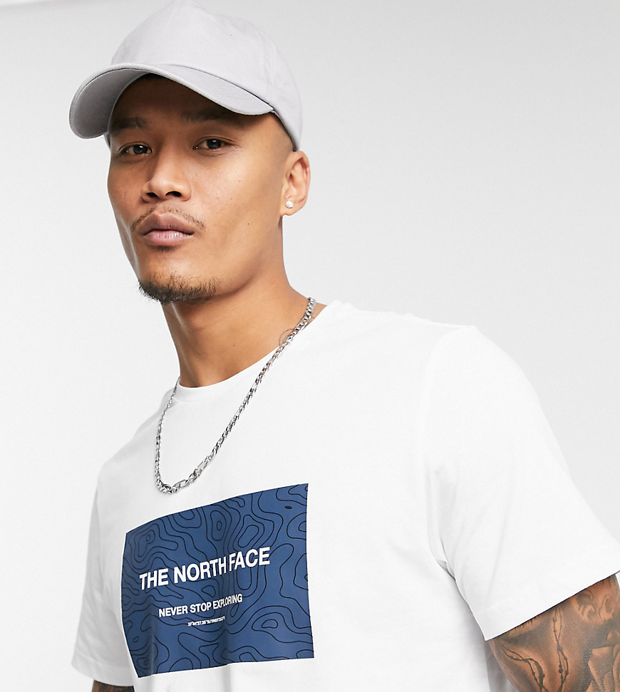 The North Face Topo Box T-shirt in white Exclusive at ASOS