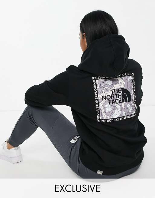 north face topography hoodie