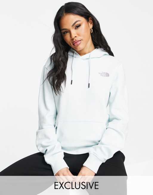 Light blue north hot sale face hoodie