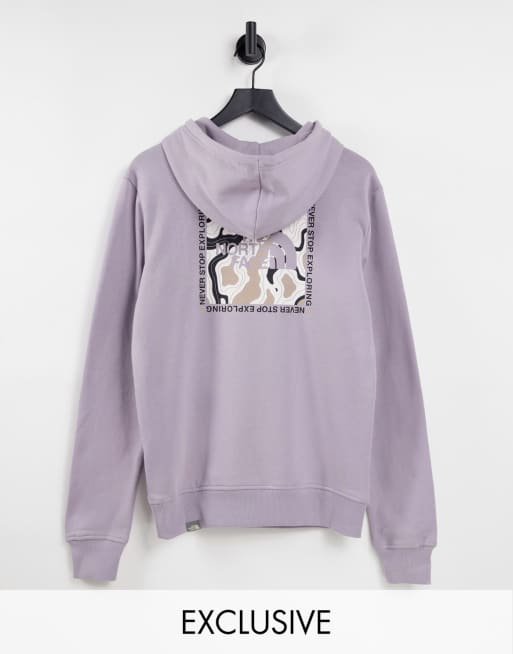 The North Face – Topographic – Kapuzenpullover in Grau, exklusiv bei ASOS 