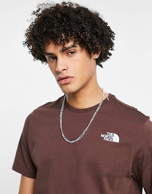 T-Shirts & Vests The North Face Topographic t-shirt in burgundy Exclusive at  