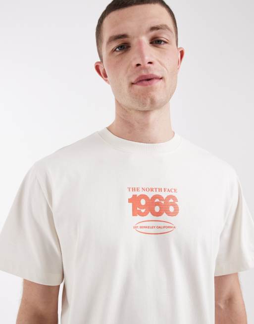 The North Face Track 1966 back graphic t-shirt in off white, 5 of 5