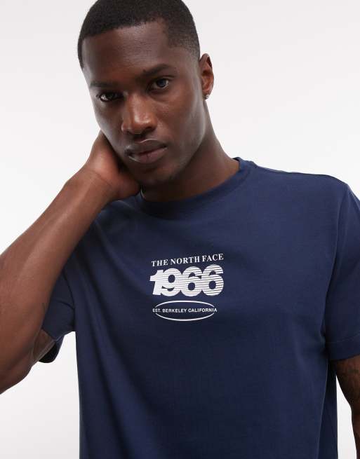 The North Face Track back print relaxed t-shirt in navy, 4 of 5