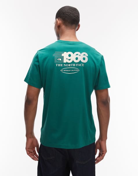 The North Face Track backprint relaxed t-shirt in green - view 1
