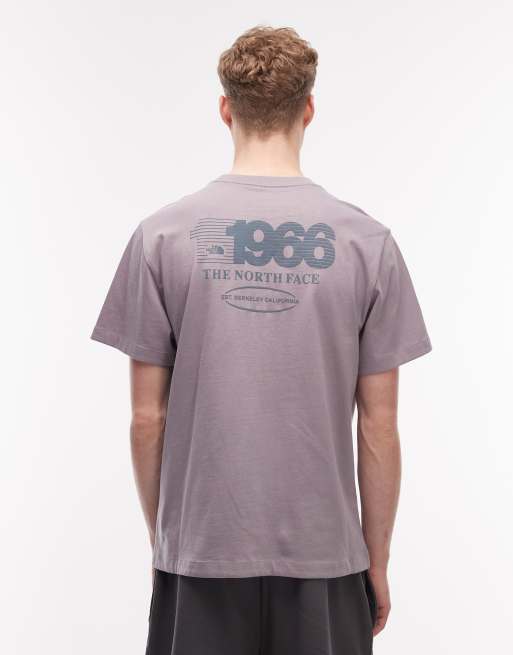 The North Face - Track - T-shirt comoda grigia con stampa sul retro, 3 di 5