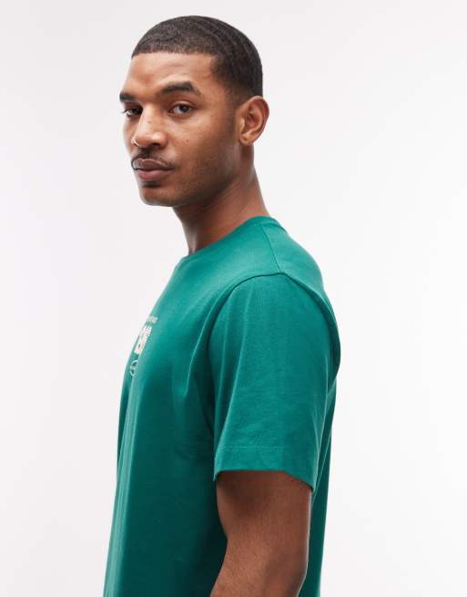 The North Face - Track - T-shirt comoda verde con stampa sul retro, 4 di 5