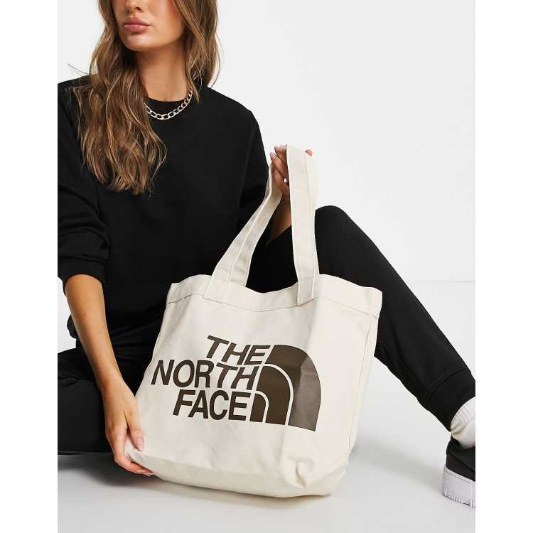 The North Face Tragetasche aus Baumwolle in CremeweiB ASOS