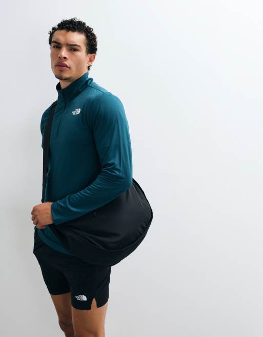 The North Face Training 24/7 1/4 zip logo top in green, 4 of 5